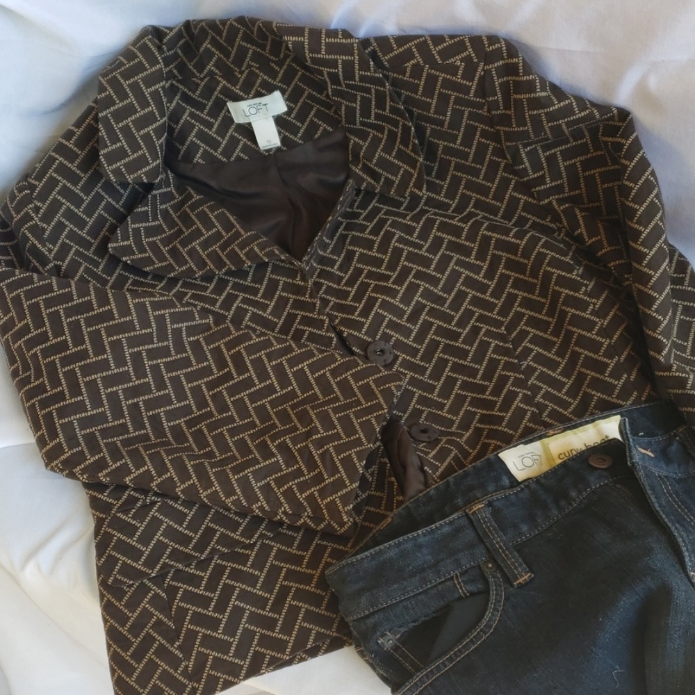 Ann Taylor Loft 3/4 sleeve Blazer